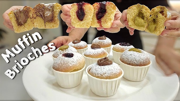 Creamy Brioche Muffins