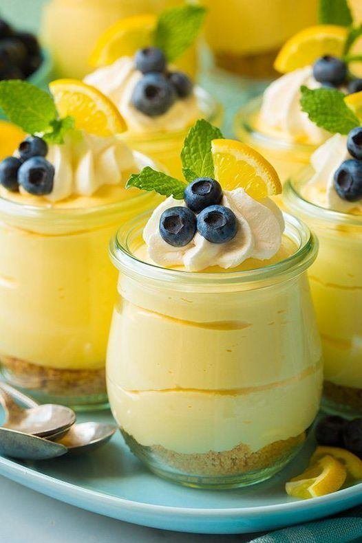 Keto Lemon Cheesecak Mousse