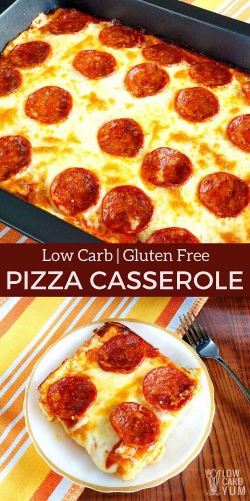 Low Carb Pizza Casserole - Gluten Free & Keto